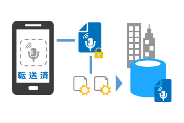 端末にデータを残さない