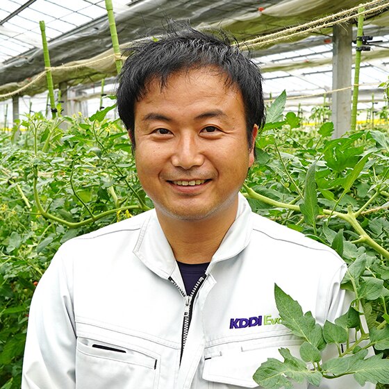 株式会社KDDIエボルバ 総務人事本部 総務部東松島グループリーダー 兼 幸 滿つる郷 KDDIエボルバ 野蒜 所長  溝江 健太郎様