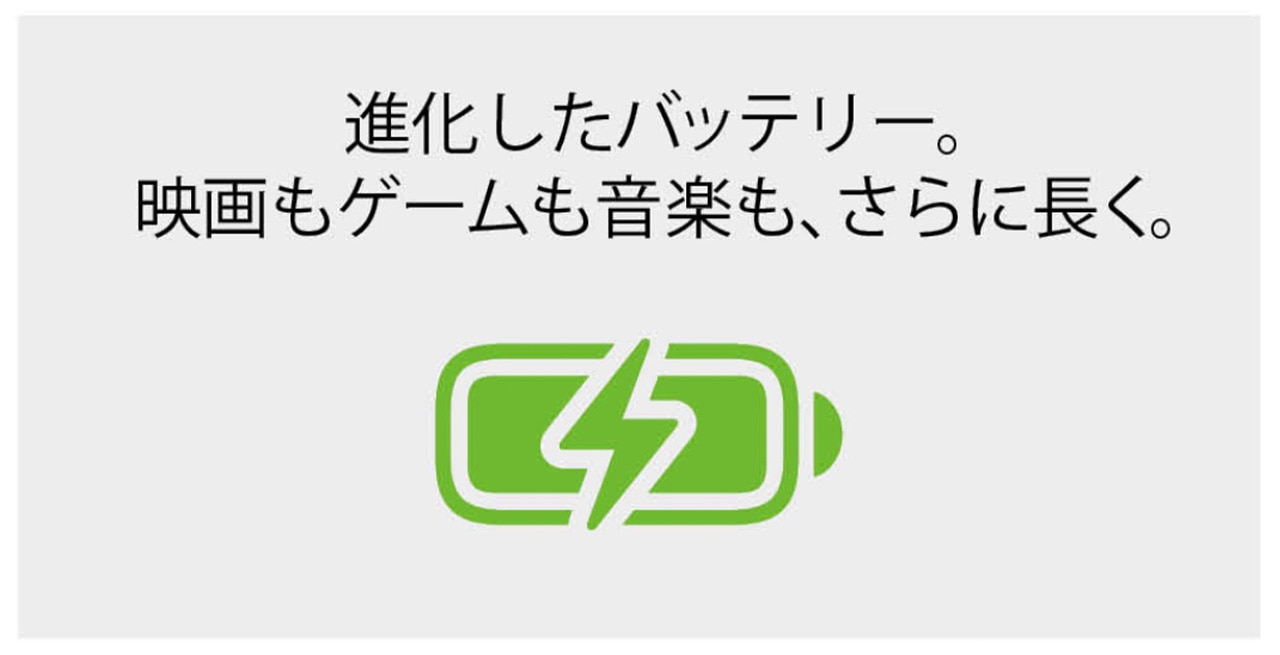 iPhoneシリーズのバッテリー持ちイメージ