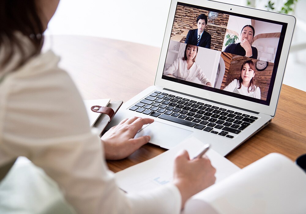 テレワークでのリモート会議