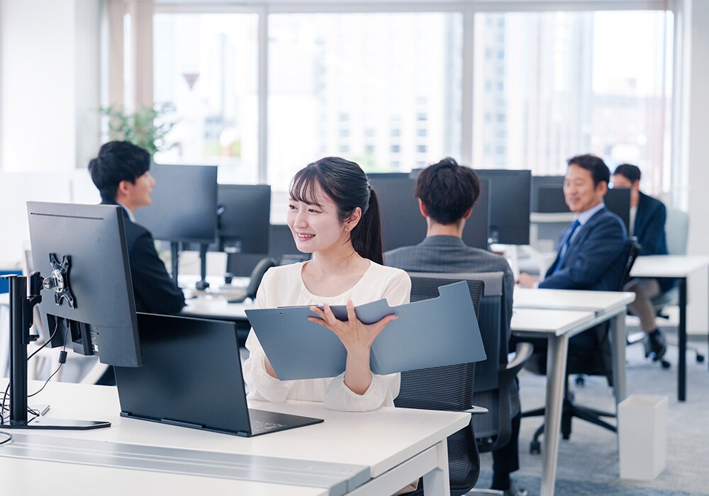 快適なPC環境でのデスクワーク