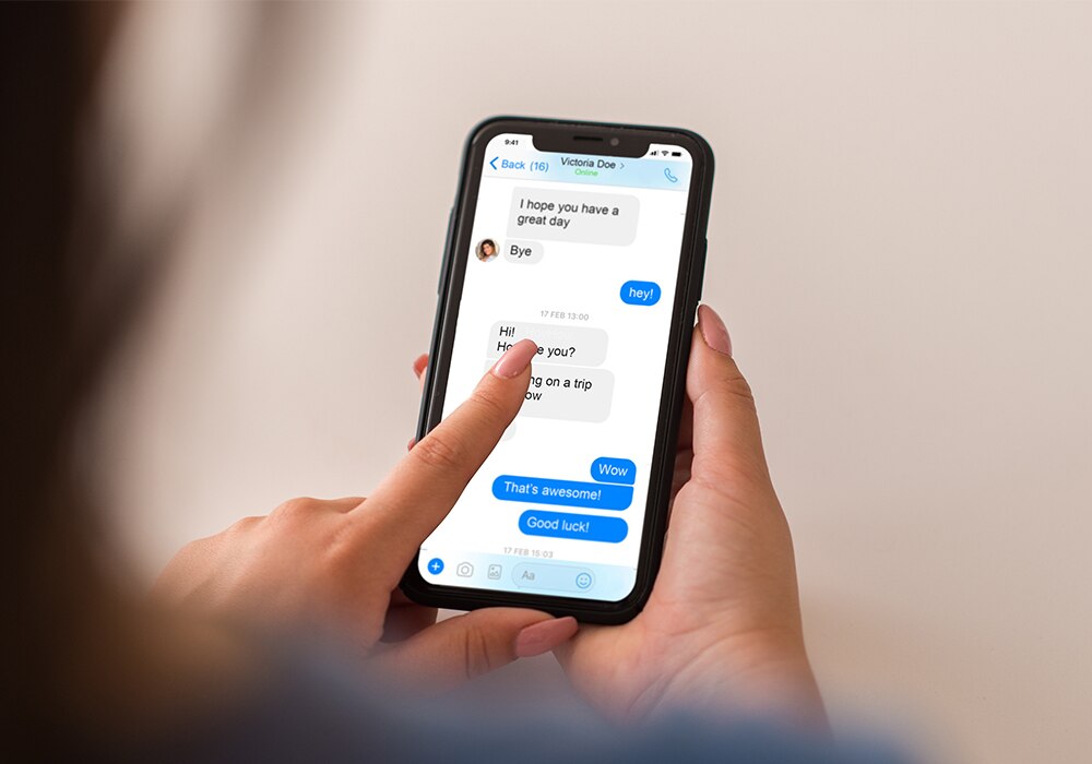 RCSなどスマートフォンにおけるメッセージングサービスのイメージ画像
