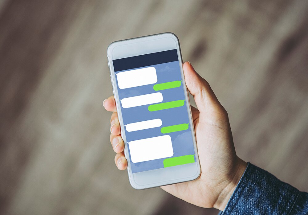 RCSなどスマートフォンにおけるメッセージングサービスのイメージ画像